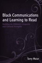 Cover of Black Communications and Learning to Read by Terri Meier