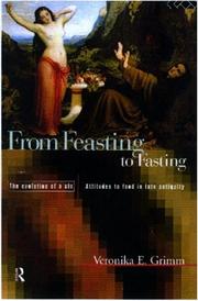 Front cover of From feasting to fasting, the evolution of a sin by Veronika E. Grimm