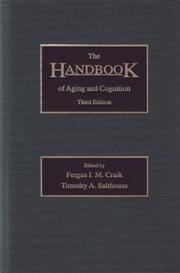 Front cover of The Handbook of Aging and Cognition, 3rd edn by Craik/Salthouse