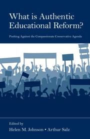 Cover of What is authentic educational reform? by Helen L. Johnson
