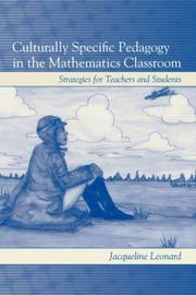 Cover of Culturally Specific Pedagogy in the Mathematics Classroom by Jacqueline Leonard