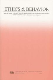 Front cover of Control Groups in Psychosocial Intervention Research by Jason B. Luoma