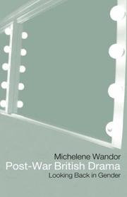 Front cover of Post-war British drama by Michelene Wandor