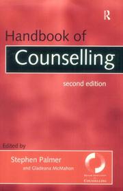 Front cover of Handbook of Counselling by Stephen Palmer