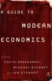 Front cover of A guide to modern economics by David Greenaway