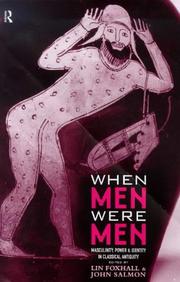 Cover of When men were men by Lin Foxhall