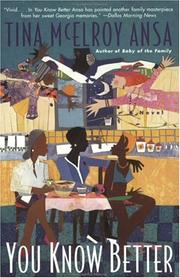 Front cover of You Know Better by Tina McElroy Ansa