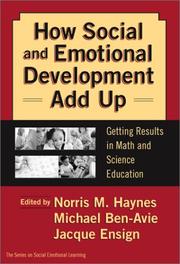 Front cover of How social and emotional development add up by Michael Ben-Avie