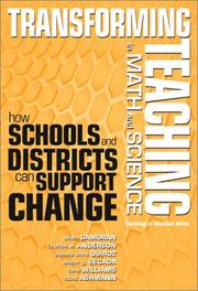 Front cover of Transforming teaching in math and science by Adam Gamoran