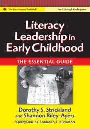 Cover of Literacy leadership in early childhood by Dorothy S. Strickland