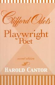 Front cover of Clifford Odets, playwright-poet by Harold Cantor