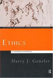 Cover of Ethics by Harry J. Gensler