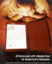Front cover of A forecast of e-book use in America's schools by Tammy M. McGraw