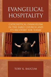 Front cover of Evangelical Hospitality by Baucum Tory
