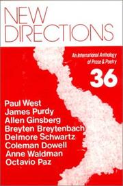 Front cover of New Directions in Prose and Poetry 36 (New Directions in Prose & Poetry) by James Laughlin
