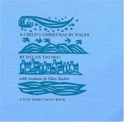 Cover of A Child's Christmas in Wales by Dylan Thomas