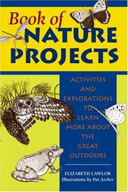 Front cover of Book of Nature Projects by Elizabeth Lawlor