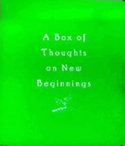 Cover of A Box of Thoughts on New Beginnings (Box of Thoughts) by H Klein