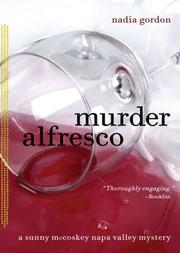 Cover of Murder alfresco by Nadia Gordon