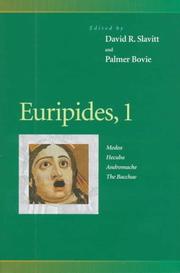 Cover of Euripides, 1 by Daniel Mark Epstein