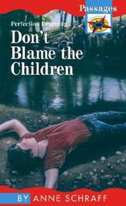 Front cover of Don't Blame the Children (Passages Hi by Anne E. Schraff