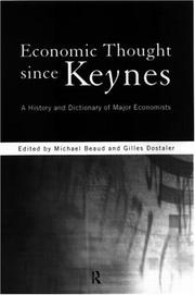 Front cover of Pensée économique depuis Keynes by Michel Beaud
