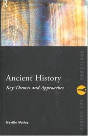 Front cover of Ancient history by Neville Morley