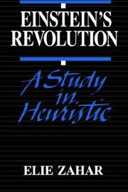 Front cover of Einstein's revolution by Elie Zahar