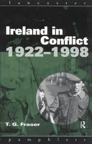 Front cover of Ireland in conflict, 1922-1998 by T. G. Fraser