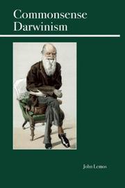 Cover of Commonsense Darwinism by John Lemos