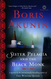 Front cover of Sister Pelagia and the Black Monk by Борис Акунин