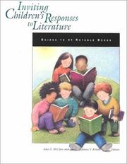 Cover of Inviting children's responses to literature by Unknown