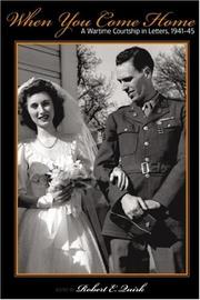 Cover of When you come home by Robert E. Quirk