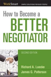 Cover of How to become a better negotiator by Richard Luecke