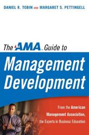 Cover of The AMA guide to management development by Tobin, Daniel R.