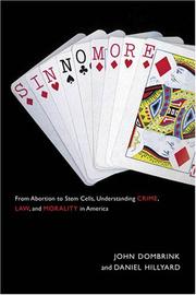 Cover of Sin no more by John Dombrink