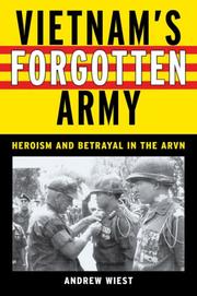 Front cover of Vietnam's forgotten army by Andrew A. Wiest
