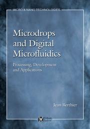 Cover of Microdrops and Digital Microfluidics by Jean Berthier