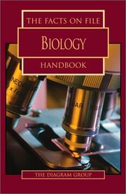 Front cover of The Facts on File Biology Handbook (The Facts on File Science Handbooks) by Diagram Group.