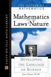 Front cover of Mathematics and the laws of nature by John Tabak