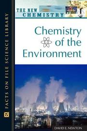 Front cover of Chemistry of the Environment (The New Chemistry) by David E. Newton