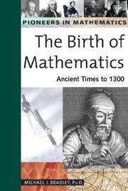 Cover of The birth of mathematics by Bradley, Michael J.