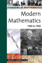 Cover of Modern mathematics by Bradley, Michael J.