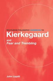 Front cover of Routledge philosophy guidebook to Kierkegaard and Fear and trembling by John Lippitt