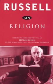 Front cover of Russell on Religion by L. Greenspan