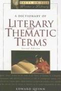 Front cover of A dictionary of literary and thematic terms by Quinn, Edward