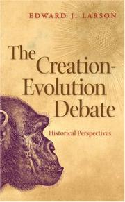 Cover of The creation-evolution debate by Edward J. Larson