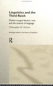 Cover of Linguistics and the Third Reich by Christopher Hutton