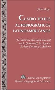 Cover of Cuatro textos autobiográficos latinoamericanos by Silvia Berger