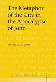 Front cover of The metaphor of the city in the Apocalypse of John by Eva Maria Räpple